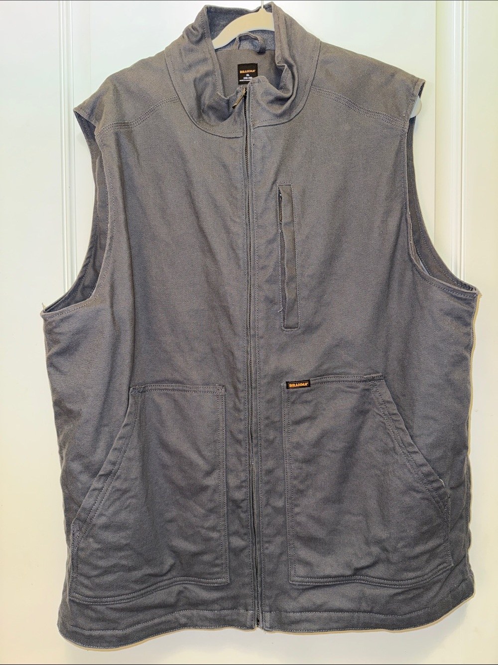 Brahma Men’s Gray Sleeveless Work Vest like new size xl
